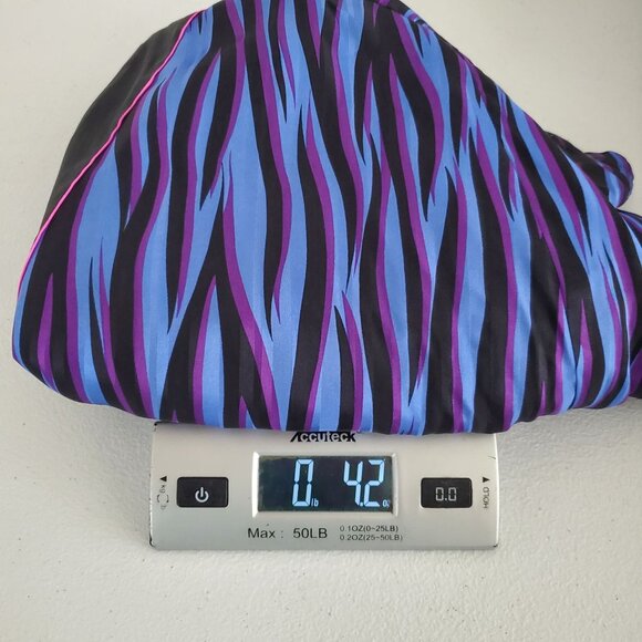 Bob Mackie Womens Shadow Stripe Tigress Kimono Sleeve Silk Top Size XL Artsy - Picture 9 of 9